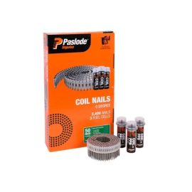 Paslode HDG Coil Nails Includes Gas 50mm (BOX OF 2400 NAILS) B40022 - CLEARANCE SALE