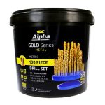 ALPHA 100 Piece Gold Series Metric Drill Set SM100