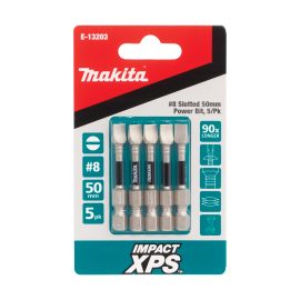 MAKITA IMPACT XPS SLOT 8 x 50MM POWER BIT (5 PACK) E-13203