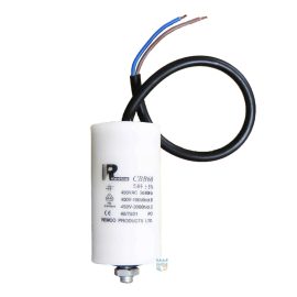 RUN CAPACITOR CYLINDRICAL DOUBLE INSULATED LEAD WITH 2 WIRES 50UF 450V CBB60 MR50ST
