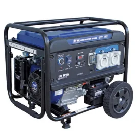 I.T.M. CONSTRUCTION REMOTE START PETROL GENERATOR 10KVA TM520-8000