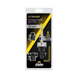 SHEFFIELD ALPHA Pro Lock Quick Change Holesaw Arbor Kit ARB-2QCK