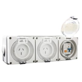 Gentech Earth Leakage Protection 20 Amp Outlet 80-GPO-RCD-20A-3PIN-PORT 414049