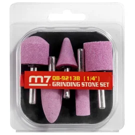 M7 MIGHTY SEVEN GRINDER STONE SET 5PC IMPERIAL 1/4" SHANK M7A-QB9213B