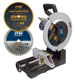 I.T.M. S14 PRO KIT 350MM METAL CUTTING SAW 240V INC BLADES S14-PROKIT