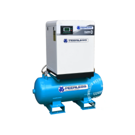 PEERLESS OILESS 240V 3HP SCROLL AIR COMPRESSOR TANK MOUNT PS3/8OL PCOMP - FREIGHT QUOTED SEPARATELY