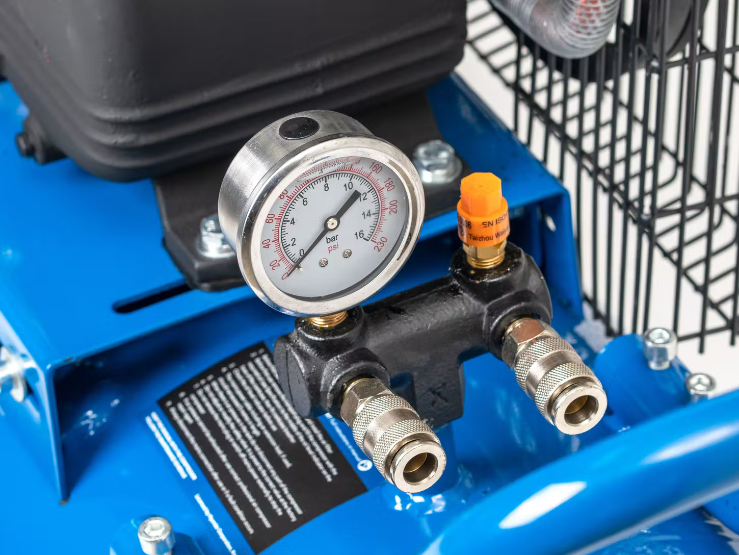 HYUNDAI 6.5HP 100L BELT DRIVE PETROL COMPRESSOR HYAC65100BD - Image 4