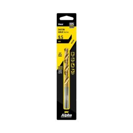 SHEFFIELD ALPHA 9.5mm Jobber Drill Bit Carded - Gold Series C9LM095