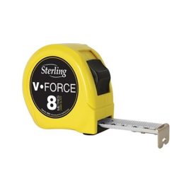 SHEFFIELD STERLING 8m x 25mm V-Force Metric Measuring Tape V8025