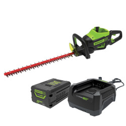 GREENWORKS 60V BRUSHLESS HEDGE TRIMMER 6AH KIT 2205807AUVT-KIT-6