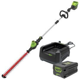 GREENWORKS 60V BRUSHLESS POLE HEDGE TRIMMER 4AH KIT 2301207AU