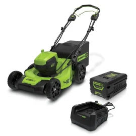 GREENWORKS 60V SELF-PROPELLED LAWN MOWER 46CM 6A BATTERY KIT 2514607AU-KIT-6