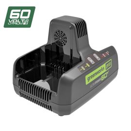 GREENWORKS 60V LITHIUM ION DUAL PORT BATTERY CHARGER 2941207AU