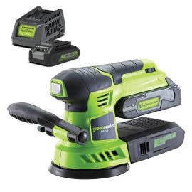 GREENWORKS 24V 125MM ORBITAL SANDER 2AH COMBO KIT 3100107AU-KIT-2