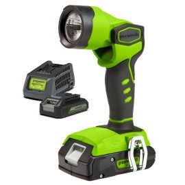 GREENWORKS 24V CORDLESS WORK LIGHT 2AH COMBO KIT 35062AU-KIT-2