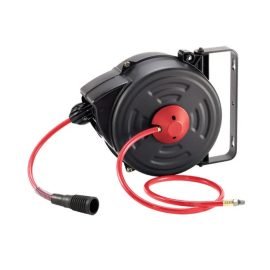 M7 MIGHTY SEVEN AIR HOSE REEL, H.D. WALL MOUNT METAL CASE, 8MM ID X 12MM OD PU HOSE, 15M M7-SA2015