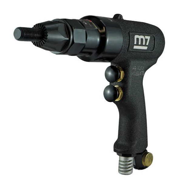 M7 MIGHTY SEVEN AIR RIVET NUT TOOL, M10 - M12 CAPACITY, MANUAL RELEASE STYLE M7-PB1312