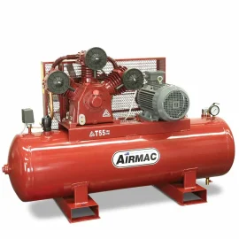 AIRMAC COMPRESSOR 10HP 415V 300L FAD 1245LPM 16.1A AM-T55-415V