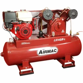 AIRMAC COMPRESSOR HONDA PETROL 13HP GX390 150L FAD 850LPM AM-V40P-ES