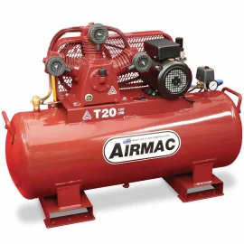 AIRMAC COMPRESSOR 3.2HP 240V 120L FAD 310LPM 15A AM T20-120L 240V