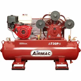 AIRMAC COMPRESSOR HONDA PETROL 9HP GX270 125L FAD 680LPM AM-T30P