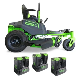 GREENWORKS 60V 6 X 8AH BATTERIES 42" ZERO TURN LAWN MOWER 7400807AU - FREIGHT QUOTED SEPARATELY