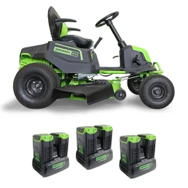GREENWORKS 60V 6 X 8AH BATTERIES 42" RIDE-ON MOWER 7400707AU - FREIGHT QUOTED SEPARATELY
