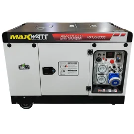 MAXWATT SILENT 15KVA DIESEL 2 WIRE AUTO START GENERATOR MX15000DSE