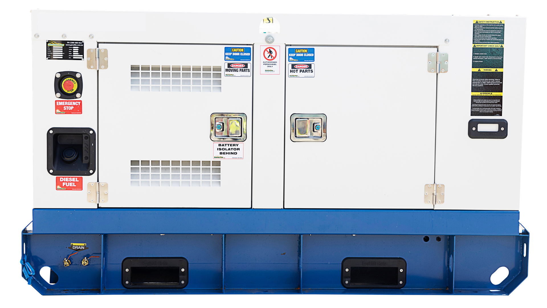 HYUNDAI 16KVA DIESEL 3 PHASE GENERATOR DHY16KSE - FREIGHT QUOTED SEPARATELY - Image 3