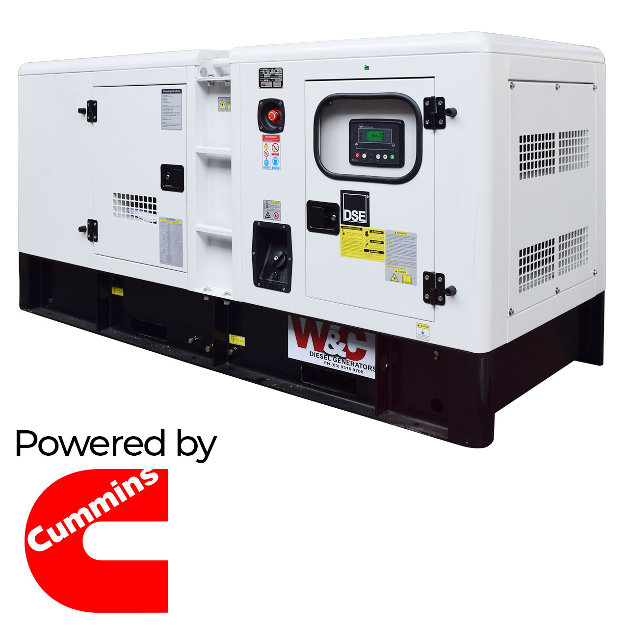 WELLING AND CROSSLEY 143KVA 3 PHASE STANDBY DIESEL GENERATOR WITH CUMMINS ENGINE 415943 ED143CuYE/3 - FREIGHT QUOTED SEPARATELY