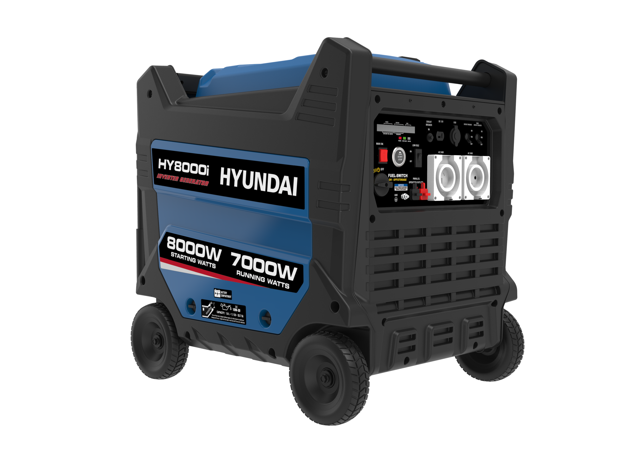 HYUNDAI 10kVA PETROL INVERTER GENERATOR HY8000i - Image 3