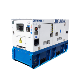 HYUNDAI 34KVA 3 PHASE DIESEL GENERATOR DHY34KSE-3 - FREIGHT QUOTED SEPARATELY