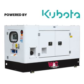 WELLING AND CROSSLEY 14.5KVA SINGLE PHASE STANDBY DIESEL GENERATOR WITH KUBOTA ENGINE 90L TANK 421472 ED14.5KYE - FREIGHT QUOTED SEPARATELY