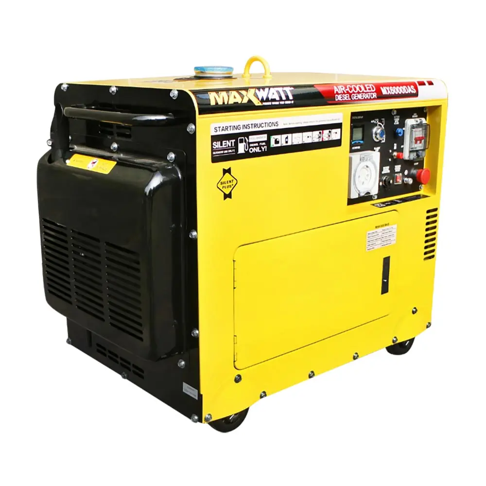 MAXWATT 6KVA SILENT DIESEL GENERATOR 2 WIRE REMOTE AUTO START MX6000DAS - Image 3