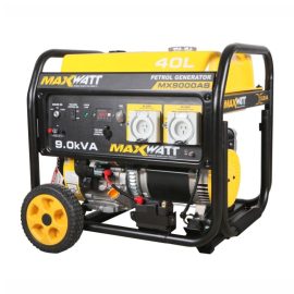 MAXWATT 9000W 9KVA PETROL 2 WIRE REMOTE START GENERATOR MX9000AS