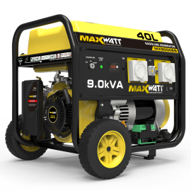 MAXWATT 9000W 9KVA PETROL OPEN FRAME ELECTRIC START GENERATOR MX9000ES