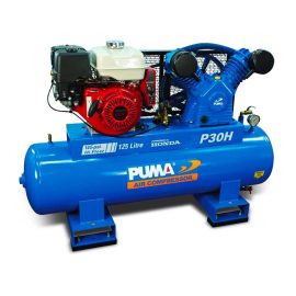 PUMA AIR COMPRESSOR ES HONDA 9HP 125L BELT DRIVE PU P30H ES PU-P30H-ES