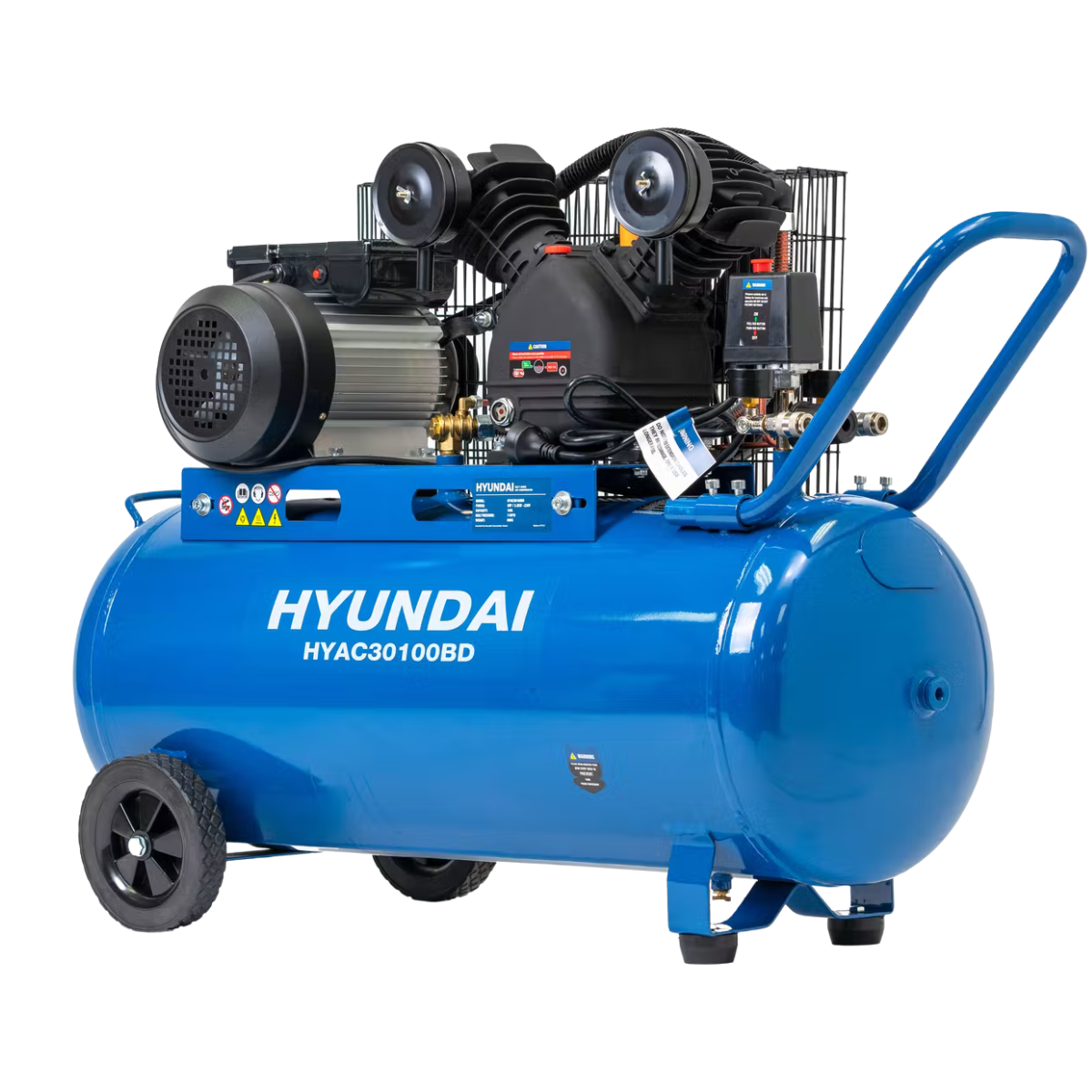 HYUNDAI 3HP 100L BELT DRIVE COMPRESSOR HYAC30100BD