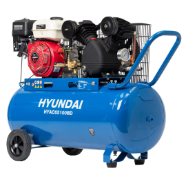 HYUNDAI 6.5HP 100L BELT DRIVE PETROL COMPRESSOR HYAC65100BD