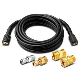 KARCHER REPLACEMENT 10M PRESSURE HOSE WITH ADAPTOR FOR PETROL PRESSURE WASHERS 8.756-998.0