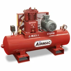 AIRMAC COMPRESSOR 4.0HP 415V 125L FAD 325PM 4.8A AM-B23-415V