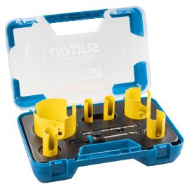 SUTTON HOLESAW H127 TCT MULTI-PURPOSE ELECTRICIAN SET 20-92MM 6PC H127MP9