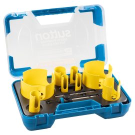 SUTTON HOLESAW H127 TCT MULTI-PURPOSE CARPENTER SET 19-102MM 8PC H127MP6