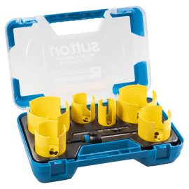SUTTON HOLESAW H127 TCT MULTI-PURPOSE DOWNLIGHT SET 41-92MM 6PC H127MP4