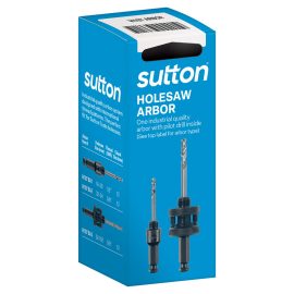 SUTTON ARBOR H107 BA1 SUITS HOLESAW 14-30MM 1/2UNF BOXED H107BA1