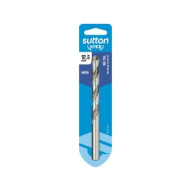 SUTTON D1051250 - DRILL D105 12.5mm JOBBER Viper DIN338 HSS Carded