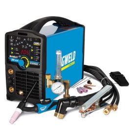 CIGWELD WELDSKILL 205A AC/DC TIG - 160A STICK WELDER SUITABLE SUITABLE FOR ALL METALS INCLUDING ALUMINIUM SINGLE PHASE 240V 15A W1008205