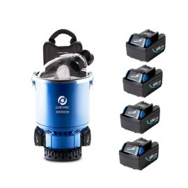 PACVAC SUPERPRO GO CORDLESS (BATTERY OPERATED) BACKPACK INCLUDES 4 X BATTERIES VB002SG01A01