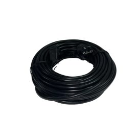 POWER BLACK CORD LEAD WITH VERTICAL RIGHT ANGLE C13 18M (PLUG TYPE 1) FOR PINK VELO VACUUMS PWC030A