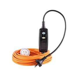 PACVAC EXTENSION LEAD CORD 20m 3C Plug Type I WITH RCD HARD WIRED INLINE EXL010